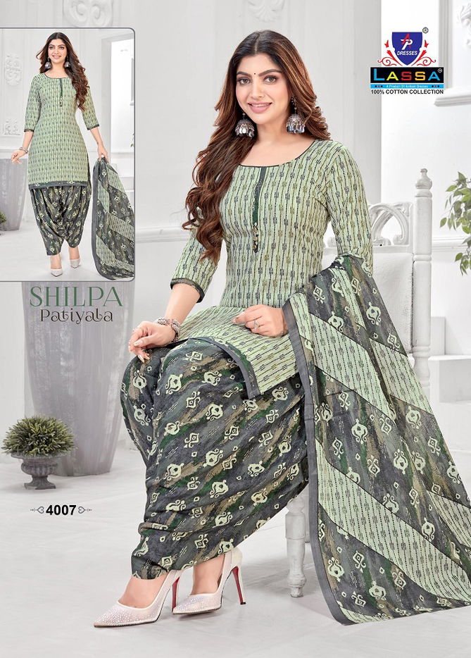 Shilpa Patiyala Vol 4 By Lassa Printed Cotton Dress Material Wholesale Price In Surat